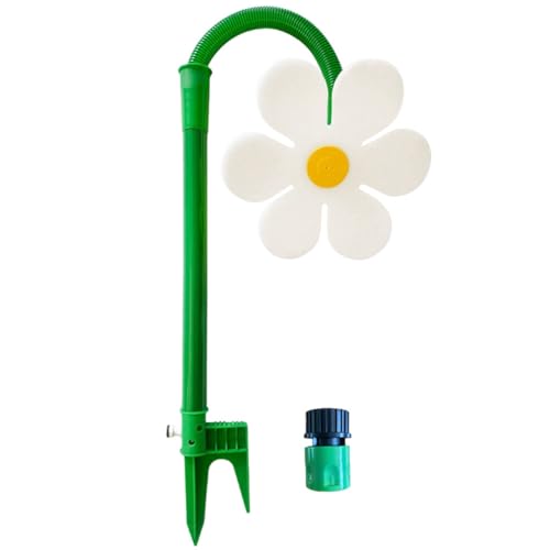 Dancing Daisy Sprinkler Sonnenblume Sprinkler for Hunde, die Kinder Spielen (US White) von Fiorky