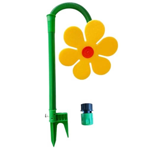 Dancing Daisy Sprinkler Sonnenblume Sprinkler for Hunde, die Kinder Spielen (US Yellow) von Fiorky