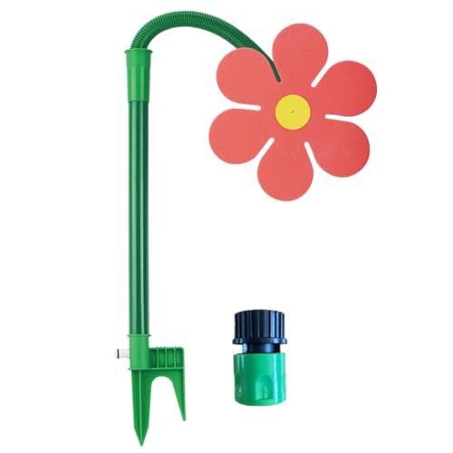 Dancing Daisy Sprinkler Sonnenblume Sprinkler for Hunde, die Kinder Spielen (US rot) von Fiorky