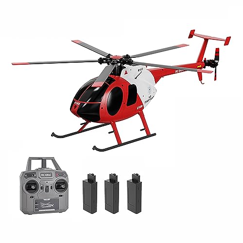 Fiorky 6-Achsen-Gyro-Hubschrauber-Modellspielzeug, optische Flusslokalisierung, 7,4 V, 1200 mAh, Drohnenhubschrauber, 15 Minuten Arbeitszeit, 150 m Kontrollentfernung for Jungen und Mädchen von Fiorky