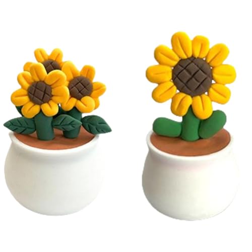 Fiorky Air Trockener Ton, das Nicht schicke Formtet mit Werkzeugen for DIY-Handwerk (Sonnenblume) von Fiorky