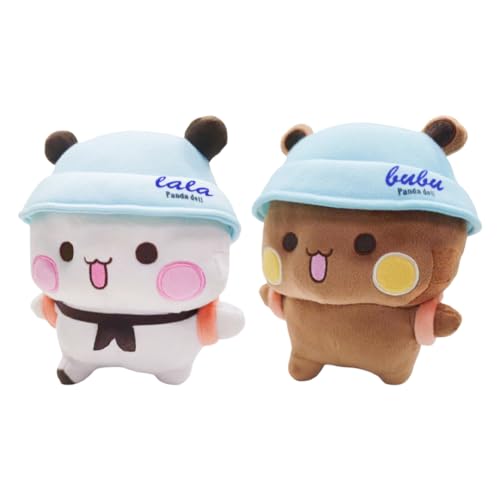 Fiorky Bubu und Dudu Plüsch, 20 cm, Kawaii-Stoffkissen, Spielzeug, Hobbys, Sammlerstück, Cartoon-Pandabär-Puppe, Anime-Kuscheltiere, Spielzeug for Raumdekoration Fiorky Bubu und Dudu Plüsch, 20 cm, Kawaii-Stoffkissen, Spielzeug, Hobbys, Sammlerstück, Cartoon-Pandabär-Puppe, Anime-Kuscheltiere, Spielzeug for Raumdekoration von Fiorky