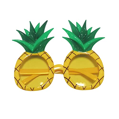 Fiorky Hawaii Lustige Party Sonnenbrille, Sommerparty Papierbrille Ananas Obst Form Kinder Strand Party Lustige Foto Requisiten Hawaii Geburtstag Party Dekor Brille von Fiorky