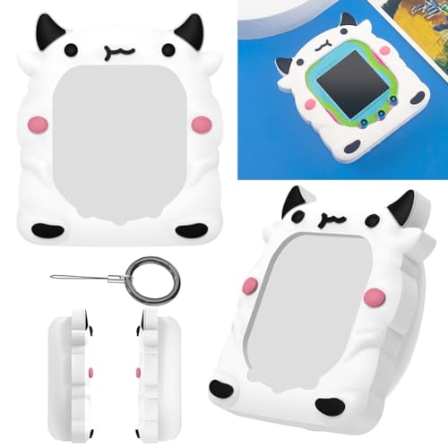 Fiorky Silikonhülle, stoßfeste Schutzhülle, Kratzfeste Schutzhülle mit Finger-Lanyard for Tamagotchi Uni 2023 Virtual Pet M“-“AChine mit Lanyard for Kindergeschenke von Fiorky