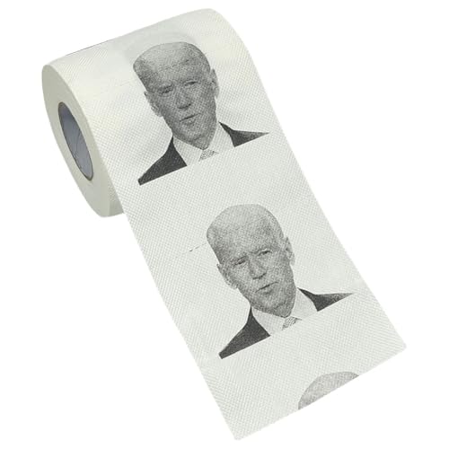 Fiorky Toilettenpapier Gag Geschenk, Toilettenpapier Roll Streich Witzer Witz Toilettenpapier Badezimmer Tissue Gimmick Geschenke for Republikaner und Demokraten, Neuheit Funny Gift Streich von Fiorky