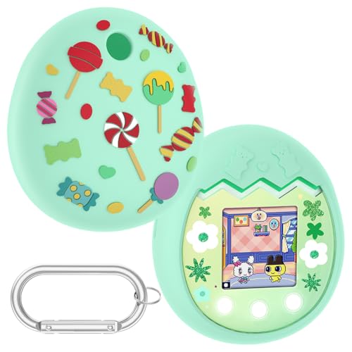 Fiorky Virtual Pet Toy Silikonhülle, Virtual Pet Cover, stoßfeste Schutzhülle, Kratzfeste Schutzhaut Schutzhülle mit Karabiner for die interaktive virtuelle Haustiermaschine Tamagotchi Pix Fiorky Virtual Pet Toy Silikonhülle, Virtual Pet Cover, stoßfeste Schutzhülle, Kratzfeste Schutzhaut Schutzhülle mit Karabiner for die interaktive virtuelle Haustiermaschine Tamagotchi Pix von Fiorky