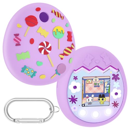 Fiorky Virtual Pet Toy Silikonhülle, Virtual Pet Cover, stoßfeste Schutzhülle, Kratzfeste Schutzhaut Schutzhülle mit Karabiner for die interaktive virtuelle Haustiermaschine Tamagotchi Pix Fiorky Virtual Pet Toy Silikonhülle, Virtual Pet Cover, stoßfeste Schutzhülle, Kratzfeste Schutzhaut Schutzhülle mit Karabiner for die interaktive virtuelle Haustiermaschine Tamagotchi Pix von Fiorky