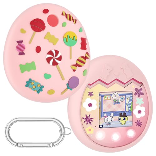 Fiorky Virtual Pet Toy Silikonhülle, Virtual Pet Cover, stoßfeste Schutzhülle, Kratzfeste Schutzhaut Schutzhülle mit Karabiner for die interaktive virtuelle Haustiermaschine Tamagotchi Pix Fiorky Virtual Pet Toy Silikonhülle, Virtual Pet Cover, stoßfeste Schutzhülle, Kratzfeste Schutzhaut Schutzhülle mit Karabiner for die interaktive virtuelle Haustiermaschine Tamagotchi Pix von Fiorky