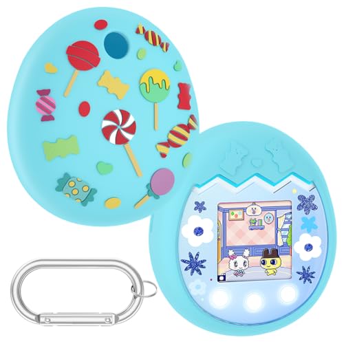 Fiorky Virtual Pet Toy Silikonhülle, Virtual Pet Cover, stoßfeste Schutzhülle, Kratzfeste Schutzhaut Schutzhülle mit Karabiner for die interaktive virtuelle Haustiermaschine Tamagotchi Pix Fiorky Virtual Pet Toy Silikonhülle, Virtual Pet Cover, stoßfeste Schutzhülle, Kratzfeste Schutzhaut Schutzhülle mit Karabiner for die interaktive virtuelle Haustiermaschine Tamagotchi Pix von Fiorky