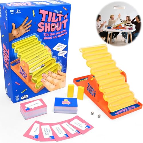 Tilt n schreien schnelles Familienfächer-Brettspiel for Game Night & Erwachsene Tilt n schreien schnelles Familienfächer-Brettspiel for Game Night & Erwachsene von Fiorky