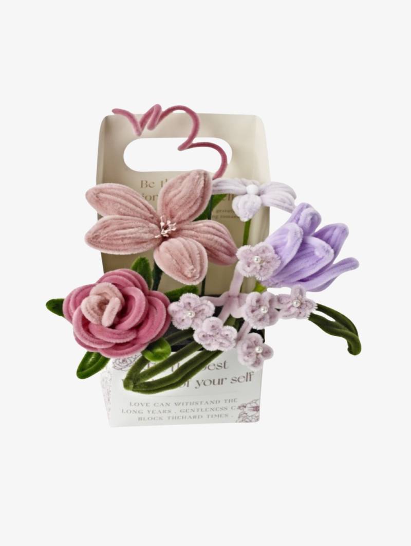 Fippla DIY-Set Blumenstrauß mit Pfeifenreinigern 18 Teile, Rosa Fippla DIY-Set Blumenstrauß mit Pfeifenreinigern 18 Teile, Rosa von Fippla