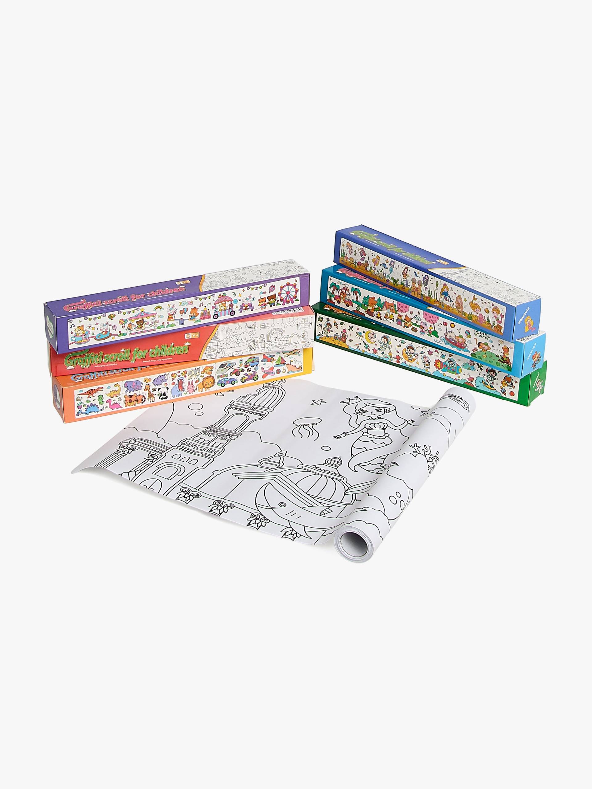 Fippla Kleben & Malen Ausmal-Rollen 6 Teile Fippla Kleben & Malen Ausmal-Rollen 6 Teile von Fippla