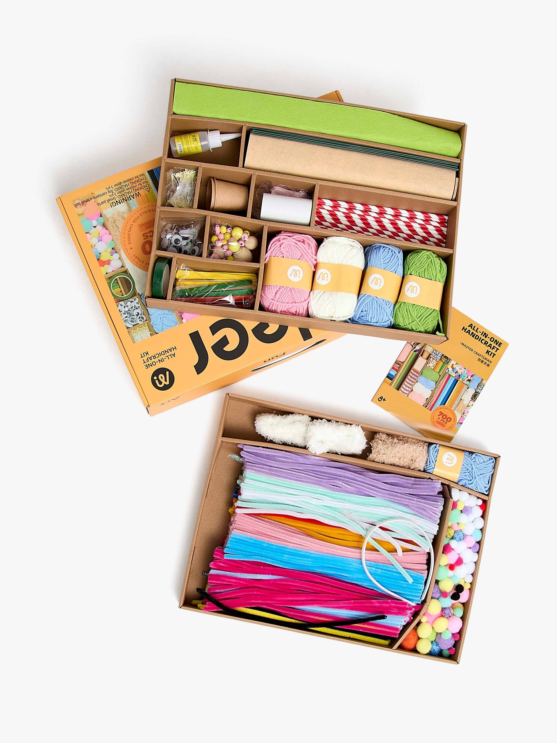 Fippla Kreatives Bastel- und Kreativset 700+ Teile von Fippla