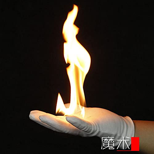Fire Magic Tricks Magic Trick Feuerhandschuh, Weiß, 2 Paar von Fire Magic Tricks