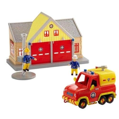 Feuerwehrmann Sam 04680 Fire Station und Fahrzeug von Fireman Sam