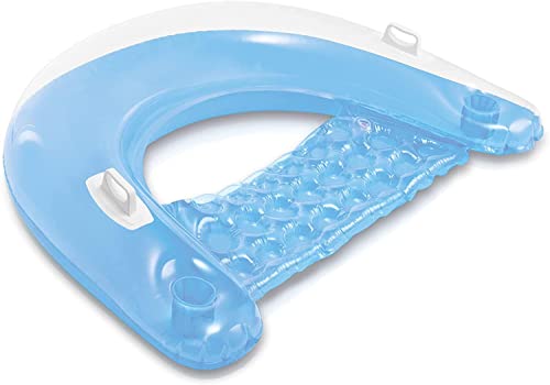 Intex Aufblasbarer Sessel für Pool - Luftmatratze Sit'n Floats - Poolsitz mit Farbauswahl (Blau), 58859 von Fireman Sam