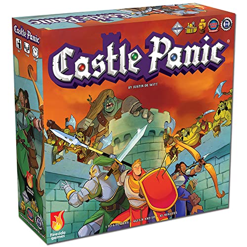 Fireside Games Castle Panic 2nd Edition | Cooperative Board Game for Adults and Family | Ages 8+ | for 1 to 6 Players | Average Playtime 45 Minutes | Made by Fireside Games Castle Panic 2nd Edition | Cooperative Board Game for Adults and Family | Ages 8+ | for 1 to 6 Players | Average Playtime 45 Minutes | Made by von Fireside Games