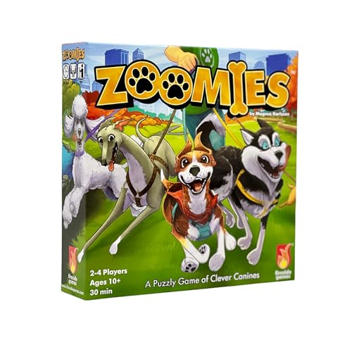 Fireside Games Zoomies – Fast-Paced Dog Walking Family Card Board Game Fun for All Ages Quick Play 2 to 4 Players Ages 10+ Fireside Games Zoomies – Fast-Paced Dog Walking Family Card Board Game Fun for All Ages Quick Play 2 to 4 Players Ages 10+ von Fireside Games