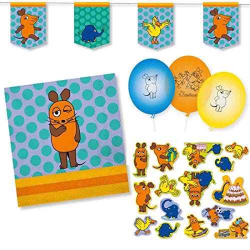 DH-Konzept Die Maus Dekoset // Maus Servietten, Maus Wimpelkette, Maus Konfetti, Maus Ballons // Die Maus Kindergeburtstag DH-Konzept Die Maus Dekoset // Maus Servietten, Maus Wimpelkette, Maus Konfetti, Maus Ballons // Die Maus Kindergeburtstag von Firlefantastisch Der Partyshop