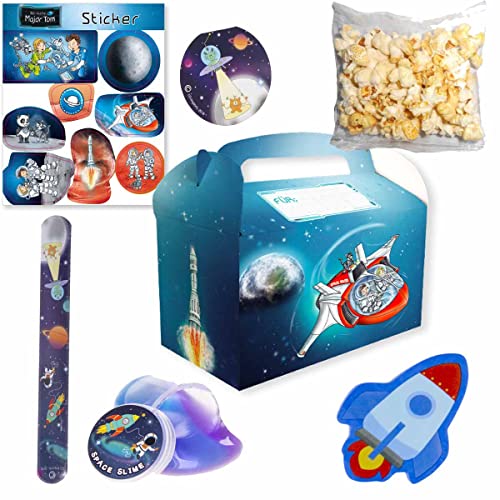 Gefüllte Wundertütenbox Astronaut Major Tom // Weltraum Kindergeburtstag Major Tom Mitgebsel // Wundertüte Jungen Astronautengeburtstag Gefüllte Wundertütenbox Astronaut Major Tom // Weltraum Kindergeburtstag Major Tom Mitgebsel // Wundertüte Jungen Astronautengeburtstag von Firlefantastisch Der Partyshop