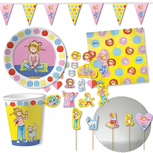 "Meine Freundin Conni" Partyset mit Kuchenplatte // * Meine Freundin Conni * Partydekoration // Meine Freundin Conni Geburtstag "Meine Freundin Conni" Partyset mit Kuchenplatte // * Meine Freundin Conni * Partydekoration // Meine Freundin Conni Geburtstag von Firlefantastisch