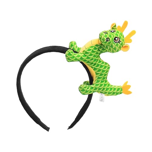 Firulab Drachen-Stirnband - Drachenpuppe Haarband | Das Jahr des Drachen-Haargummis für Kinder, Haarschmuck für Kinder, Jungen und Kinder von Firulab
