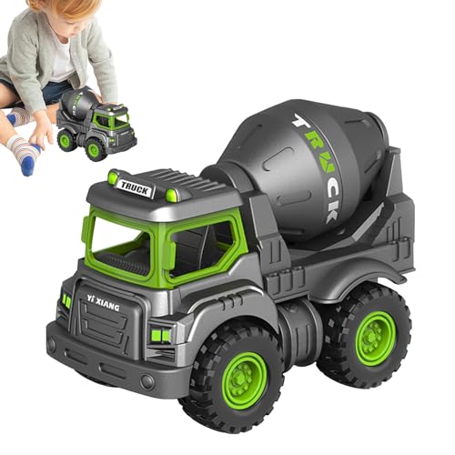 Firulab Reibungskraftfahrzeug, BAU-LKW-Spielzeug, Realistisches Baggerspielzeug, kleines Baumaschinenspielzeug für Jungen, Mädchen, Kinder ab 3 Jahren von Firulab