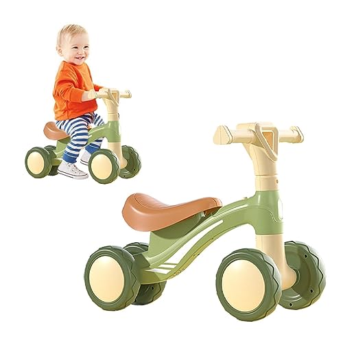 Laufradspielzeug,Kleinkindfahrrad mit weichen, runden 4 Rädern - Kleinkind-Aufsitzspielzeug für 1–6-jährige Jungen und Mädchen, Kleinkind-Kletterspielzeug für den Innenbereich von Firulab