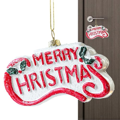 Weihnachtsbaum-Kuchenverzierung,Neuartige Geburtstagskuchen-Snack-Hängekugel | Rote und weiße Auto-Geschenk-Cane-Donut-Anhänger für die Geburtstagsparty-Dekoration zu Hause Firulab von Firulab