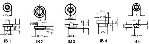 Fischer Elektronik IB 2 Isolierbuchse Außen-Durchmesser: 6.3 mm, 9.3mm Innen-Durchmesser: 3.96mm von Fischer Elektronik