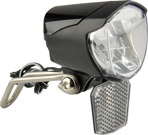 FISCHER FAHRRAD Fahrrad-Scheinwerfer 85355 LED dynamobetrieben Schwarz von Fischer Fahrrad