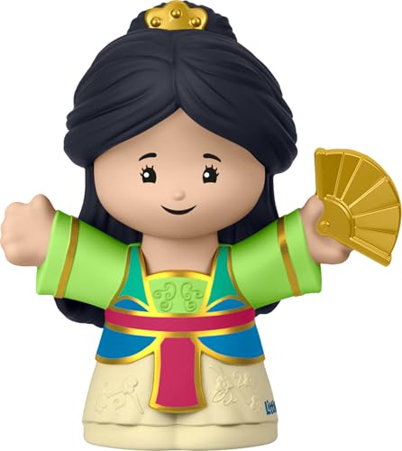 Disney Prinzessin Mulan Little People Einzelfigur Kleinkind Spielzeug für Rollenspiele von Fisher-Price