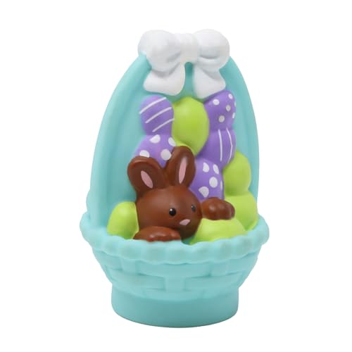 Ersatzteil für Fisher-Price Little People-Sammlerstück Ostern Puppenhaus Spielset P8224 - Ersatz blauer Osterkorb mit braunem Häschen und lila und grünen Eiern Ersatzteil für Fisher-Price Little People-Sammlerstück Ostern Puppenhaus Spielset P8224 - Ersatz blauer Osterkorb mit braunem Häschen und lila und grünen Eiern von Fisher-Price