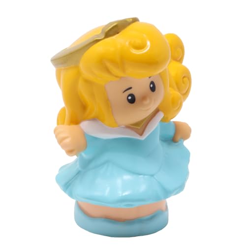 Ersatzteil für Sammlerstück Fisher-Price Little People Prinzessin Schloss Puppenhaus Karussell Kutsche Spielset DFP67 - Ersatz Prinzessin Dornröschen Aurora Figur - Sprechende Schlossbasis von Fisher-Price