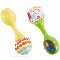 FISHER-PRICE BLT33 Babys Rumba-Rasseln mit Stoff, Baby-Spielzeug, Greifling FISHER-PRICE BLT33 Babys Rumba-Rasseln mit Stoff, Baby-Spielzeug, Greifling von Fisher-Price