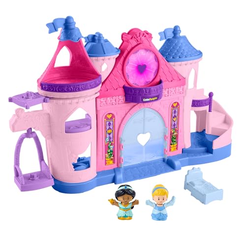 Fisher-Price Disney-Prinzessin Magische Lichter und Tanz-Schloss von Little People - Spielset mit Lichtern, Geräuschen und Musik, 2 Disney-Prinzessinnen, für Kinder ab 18 Monaten, HND55 Fisher-Price Disney-Prinzessin Magische Lichter und Tanz-Schloss von Little People - Spielset mit Lichtern, Geräuschen und Musik, 2 Disney-Prinzessinnen, für Kinder ab 18 Monaten, HND55 von Fisher-Price