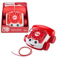 FISHER-PRICE JGG97 Mattel 80th Jubiläumsedition Ruby Red Plappertelefon FISHER-PRICE JGG97 Mattel 80th Jubiläumsedition Ruby Red Plappertelefon von Fisher-Price