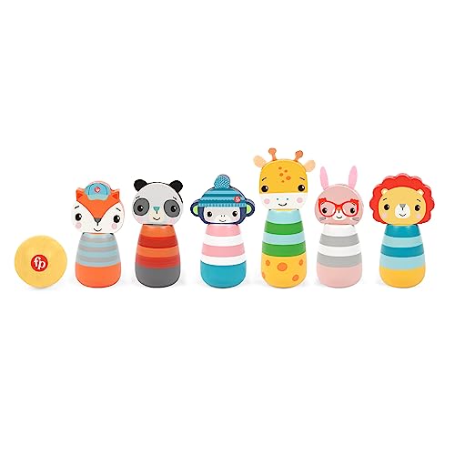 Fisher-Price 173A Wooden Character Skittles Suitable for Indoor and Outdoor Play, Ages 3+ Years Fisher-Price 173A Wooden Character Skittles Suitable for Indoor and Outdoor Play, Ages 3+ Years von Fisher-Price