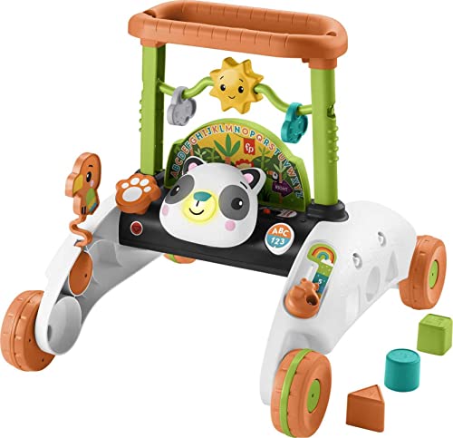 Fisher-Price 2-Sided Steady Speed Panda Walker, Interactive Baby Walking Toy with Activities and Learning Songs [Amazon Exclusive] von Fisher-Price