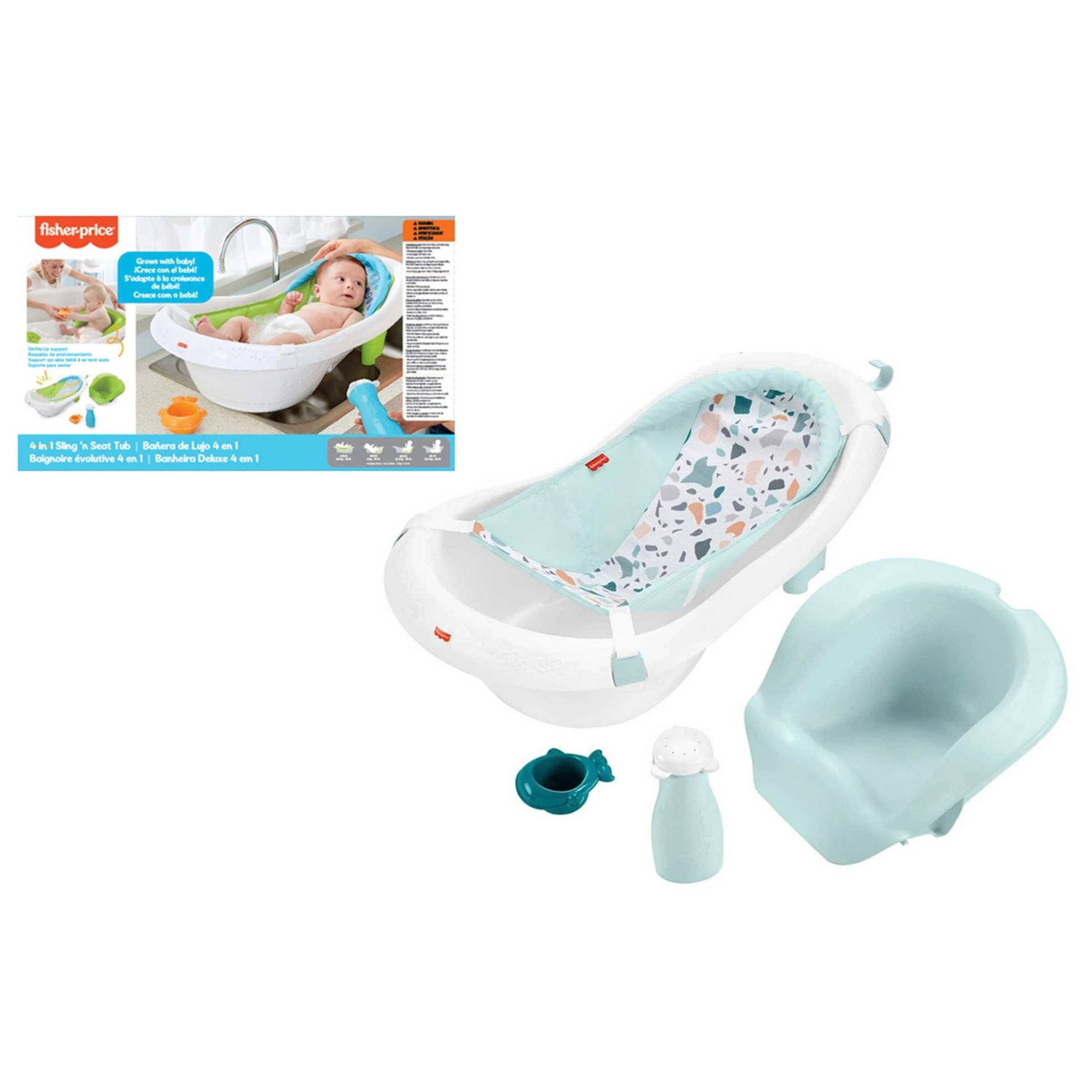 Fisher-Price 4-tlg. Badewannen-Set Fisher-Price 4-tlg. Badewannen-Set von Fisher-Price