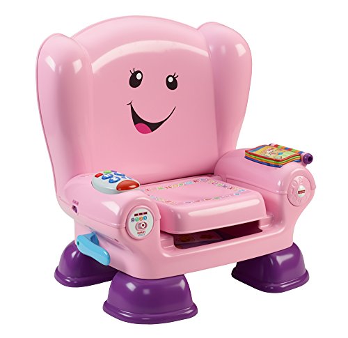 Fisher-Price CFD39 Smart Stages Pink Chair, Activity Chair Toy for 1 Year Old with Sounds, Music and Phrases von Fisher-Price