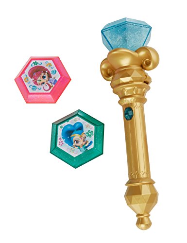 Fisher-Price DYV99 Nickelodeon Shimmer and Shine Magical Genie Scepter, Blue, Green, Gold, Pink von Fisher-Price