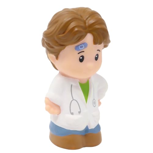 Fisher-Price Ersatzteil Little People CDH88 Sammler-Krankenhaus-Arztbesuch Spielset – Ersatz männlicher Arzt mit weißem Laborkittel mit Stethoskop Fisher-Price Ersatzteil Little People CDH88 Sammler-Krankenhaus-Arztbesuch Spielset – Ersatz männlicher Arzt mit weißem Laborkittel mit Stethoskop von Fisher-Price