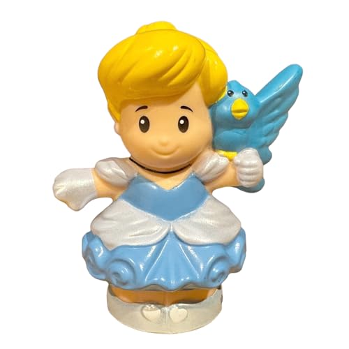 Fisher-Price Ersatzteil Little People Cinderella's Coach Spielset DLF82 - Ersatz Prinzessin Cinderella Figur hält einen blauen Vogel Fisher-Price Ersatzteil Little People Cinderella's Coach Spielset DLF82 - Ersatz Prinzessin Cinderella Figur hält einen blauen Vogel von Fisher-Price