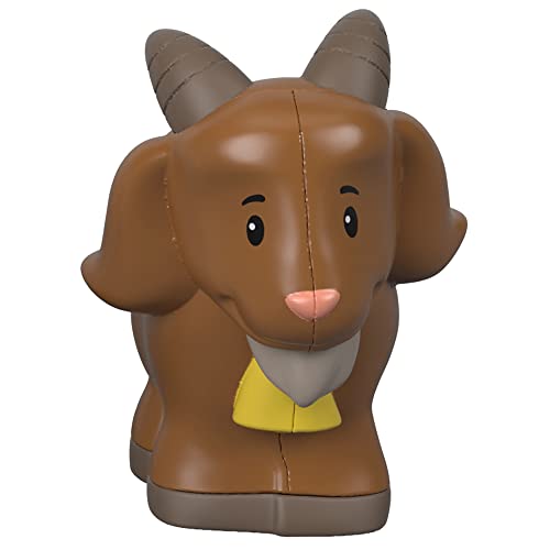 Fisher-Price Ersatzteil Little People Farm Animal Friends Spielset GFL21 - Ersatz Braune Ziege Figur von Fisher-Price