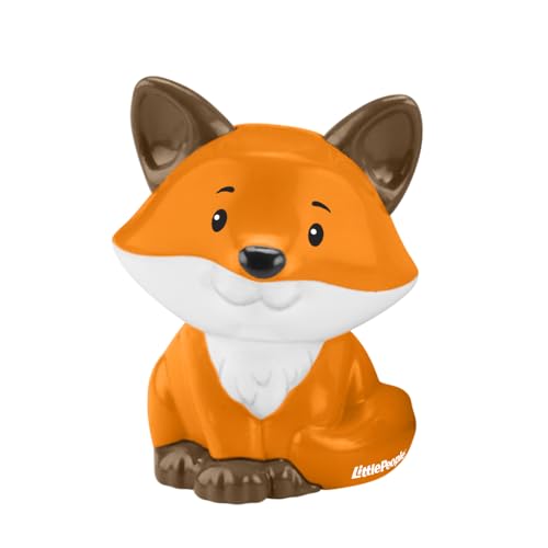 Fisher-Price Ersatzteil Little People Forest Spielset HWB29 - Ersatz Orange und Weiß Fuchs Figur von Fisher-Price