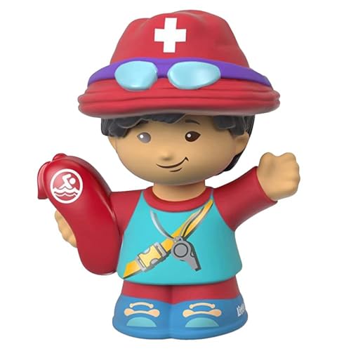 Fisher-Price Ersatzteil Little People Lifeguard Steven und Tessa Spielset FDG41 - Ersatz Rettungsschwimmer Figur von Fisher-Price
