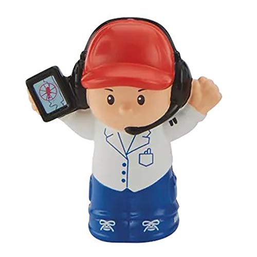 Fisher-Price Ersatzteil für Little People Hubschrauber Spielset - DLD99 ~ Ersatz Hubschrauber Pilot ~ Tragen Headset ~ Tragen GPS Navigator von Fisher-Price