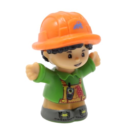 Fisher-Price Ersatzteil für Sammlerstück Little People Baustelle Bulldozer Spielset GWD14 - Ersatz Koby Bauarbeiter Bulldozer Operator Figur Orange Hardhat Fisher-Price Ersatzteil für Sammlerstück Little People Baustelle Bulldozer Spielset GWD14 - Ersatz Koby Bauarbeiter Bulldozer Operator Figur Orange Hardhat von Fisher-Price