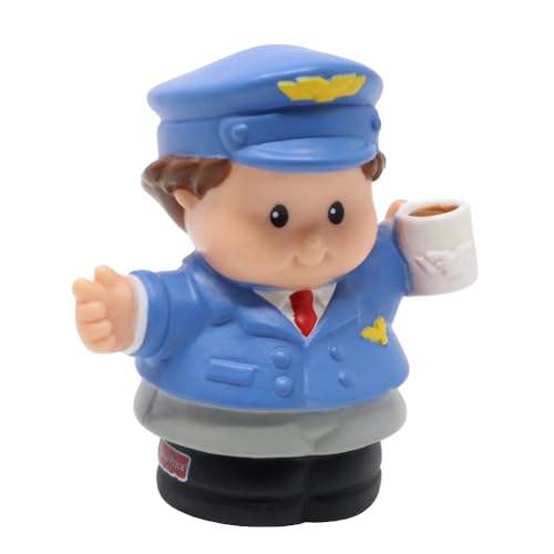 Fisher-Price Ersatzteil für Sammlerstück Little People Discovery Airport Playset 77831 – Ersatz-Flugzeug-Pilotenfigur mit Kaffeetasse Fisher-Price Ersatzteil für Sammlerstück Little People Discovery Airport Playset 77831 – Ersatz-Flugzeug-Pilotenfigur mit Kaffeetasse von Fisher-Price